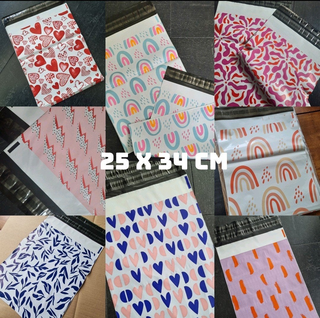 DEAL 75 verzendzakken printjes zakken verzendverpakkingen, Verzenden, Nieuw