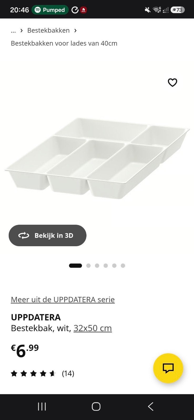 NIEUW bestekbak, Ophalen, Overige typen, IKEA, Kunststof