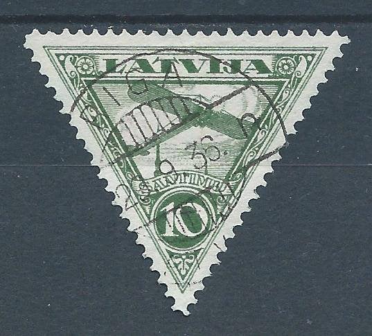 C694 - Baltische staten – Letland – MiNr 177B (gestempeld), Ophalen of Verzenden, Overige landen, Gestempeld