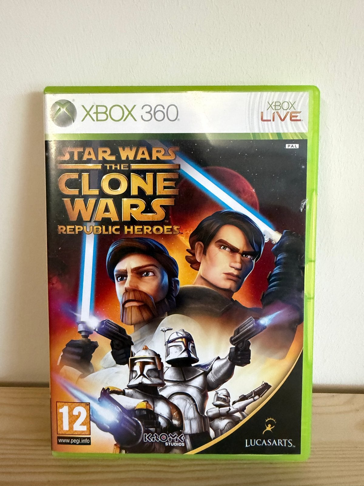 3x Xbox 360 Games: Clone Wars, Lego Star Wars II & III, Avontuur en Actie, Gebruikt, 2 spelers, Eén computer