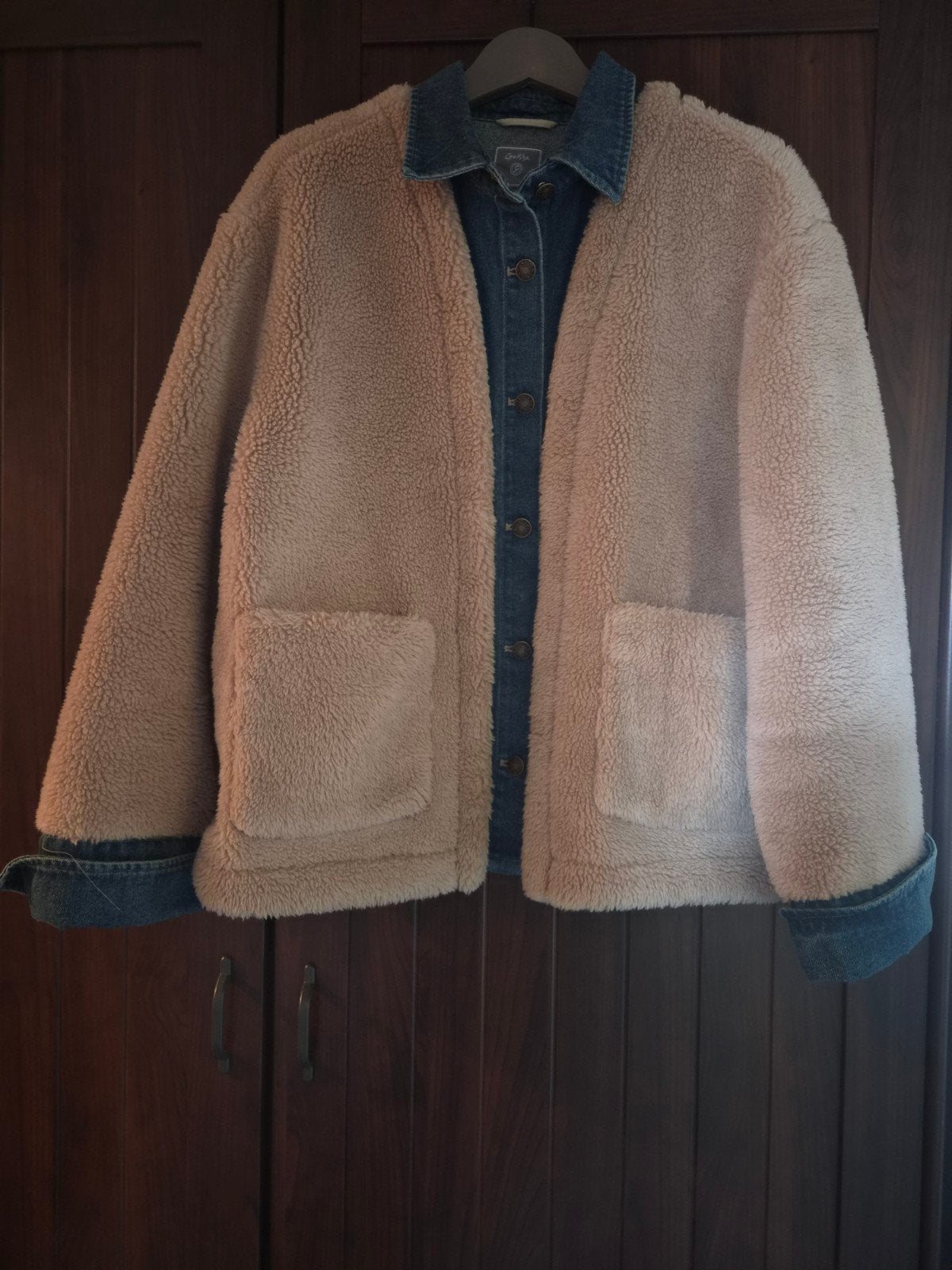 Geisha jack maat L, Verzenden, Zo goed als nieuw, Maat 42/44 (L), Blauw