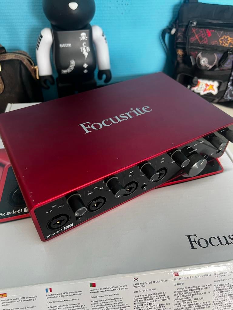 Focusrite Scarlett 18i8 3rd Gen Audio Interface, Computers en Software, Geluidskaarten, Zo goed als nieuw, Ophalen