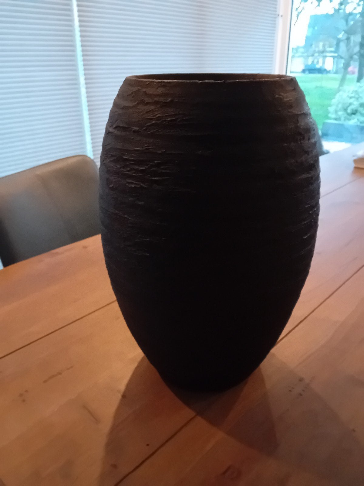 Bloempot, Huis en Inrichting, Ophalen, Zwart, Minder dan 50 cm