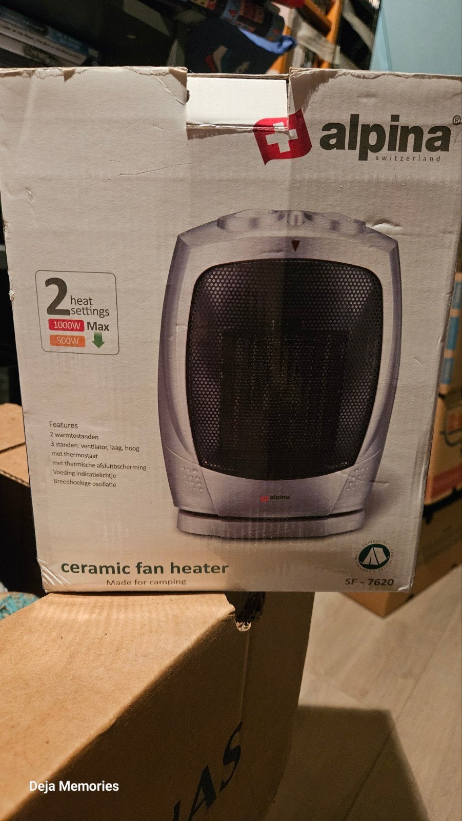 Alpina Keramische Ventilator Kachel 1000W, Ophalen of Verzenden