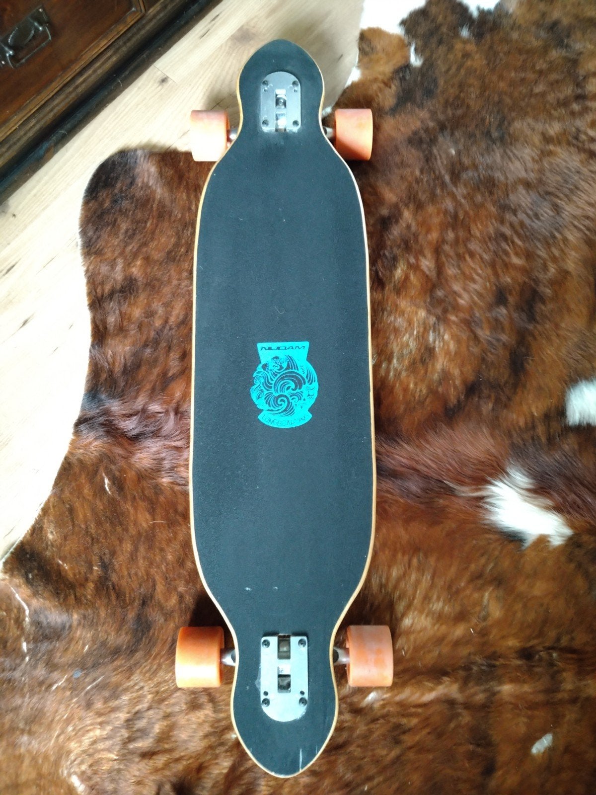 Nijdam skateboard, Sport en Fitness, Skateboarden, Ophalen of Verzenden, Zo goed als nieuw, Skateboard, Longboard
