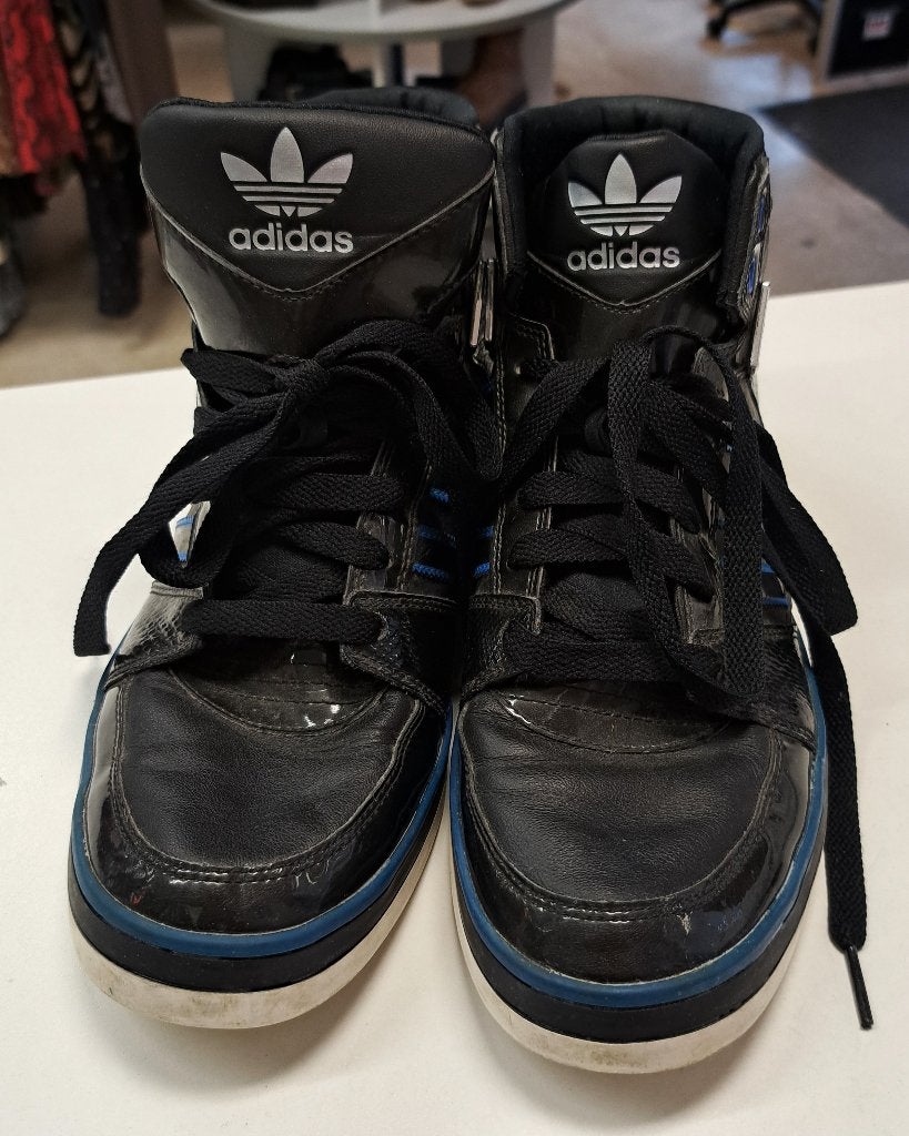 Adidas high tops sneakers 2010's streetstyle mt 45 1/3 50700, Adidas, ., Zwart, Ophalen of Verzenden