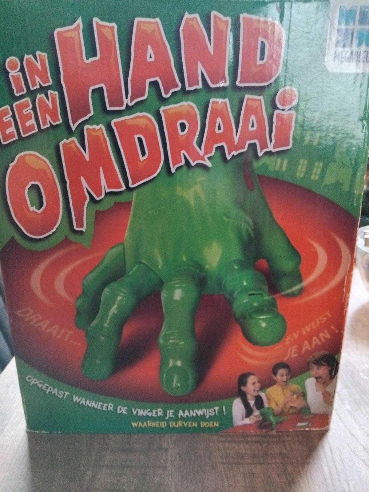 SPEL : IN EEN HAND OMDRAAI, Een of twee spelers, Ophalen, Zo goed als nieuw