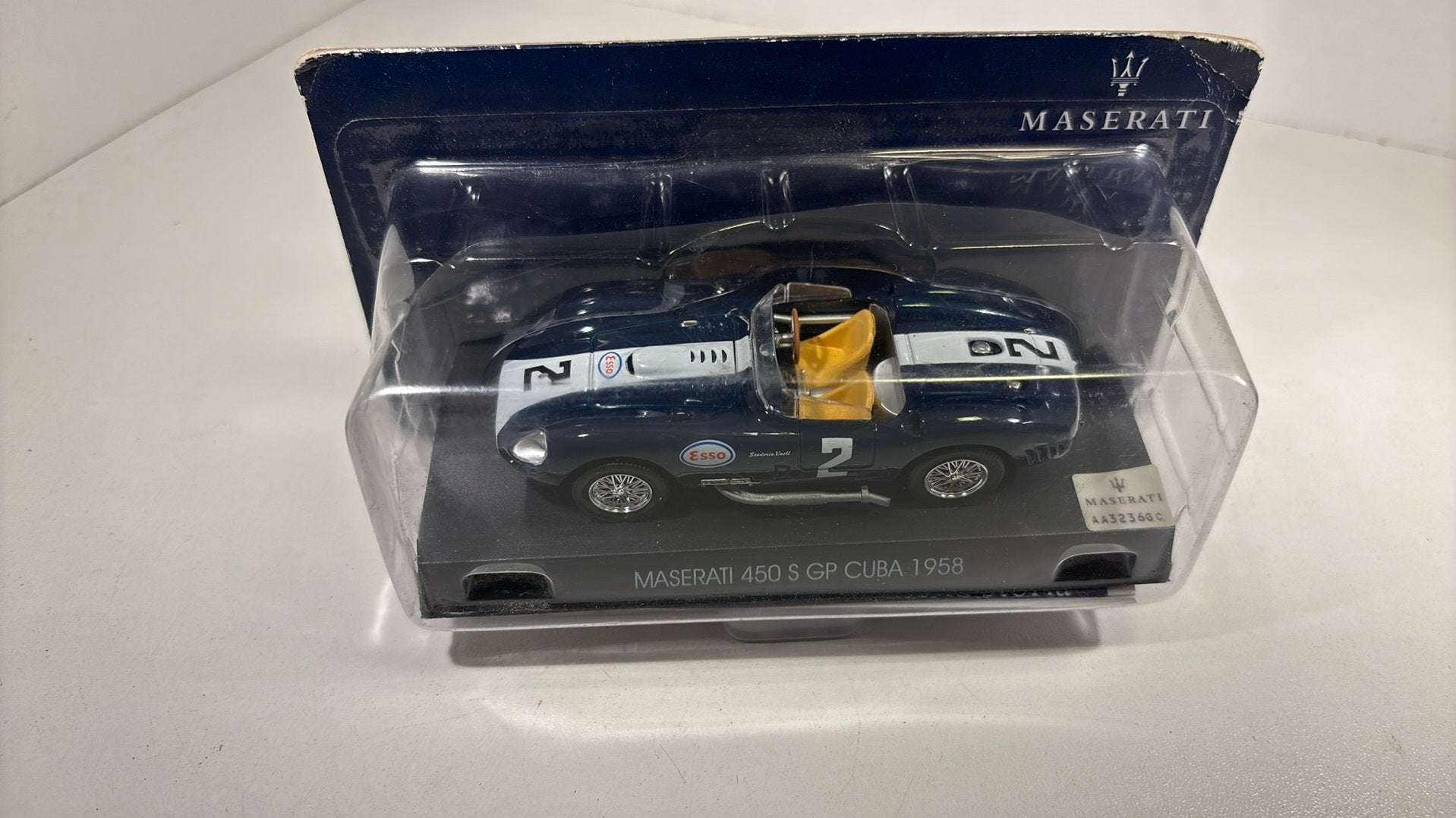 Maserati 450 s gp cuba 1958 atlas 1.43, Overige merken, Auto, Ophalen of Verzenden, A