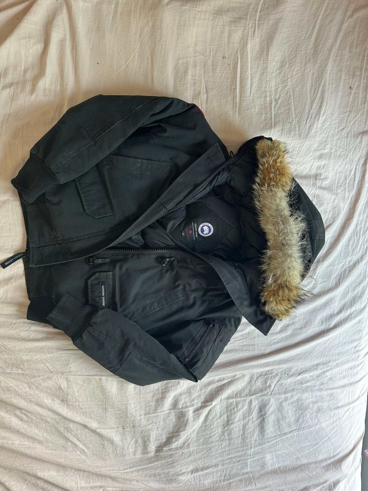 Canada Goose jas zwart Maat S, Ophalen of Verzenden, Zo goed als nieuw, Zwart