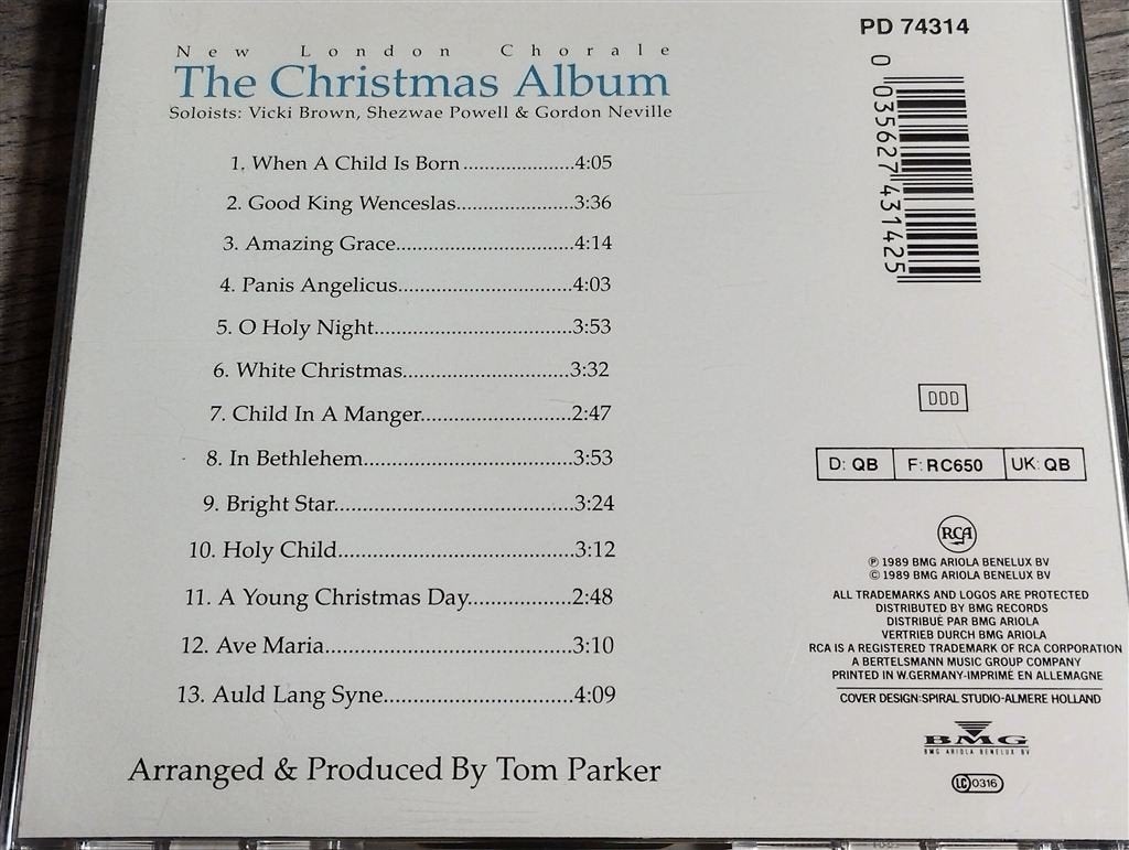 The New London Chorale ‎- The Christmas Album, Ophalen of Verzenden, Zo goed als nieuw