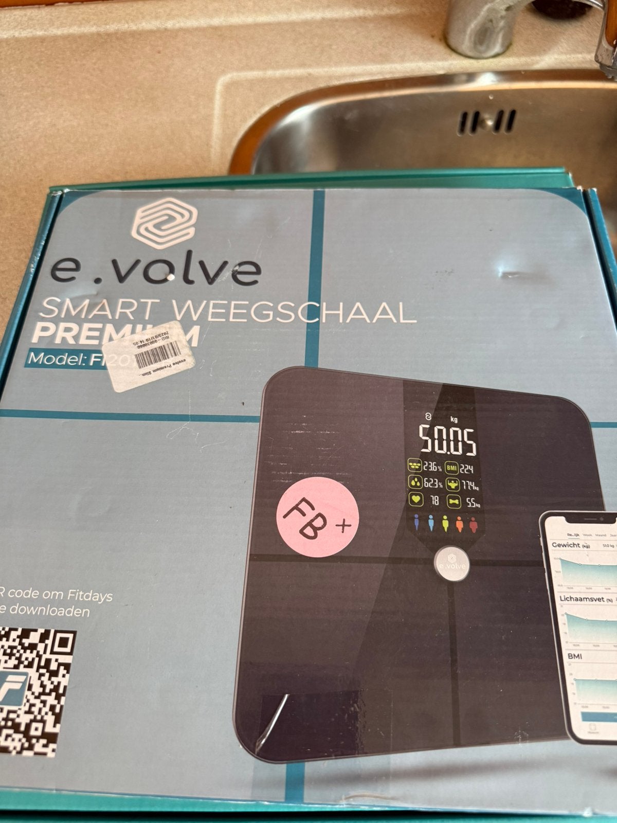 Smart Weegschaal, Witgoed en Apparatuur, Weegschalen, Ophalen, 1 tot 500 gram, Nieuw, 100 kg of meer