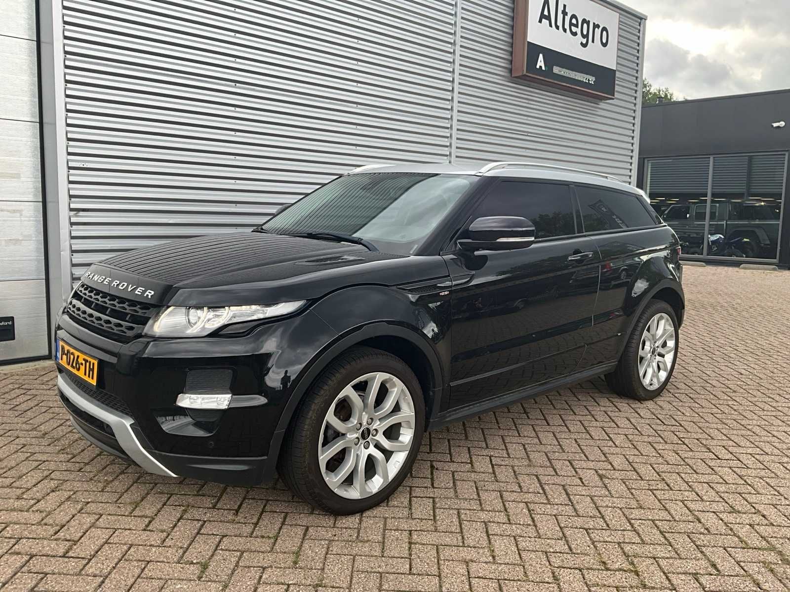 2012 Land Rover Range Rover Evoque Coupé 2.2 SD4 4WD Presti, Auto's, Euro 5, Cabriolet, 4 stoelen, Zwart