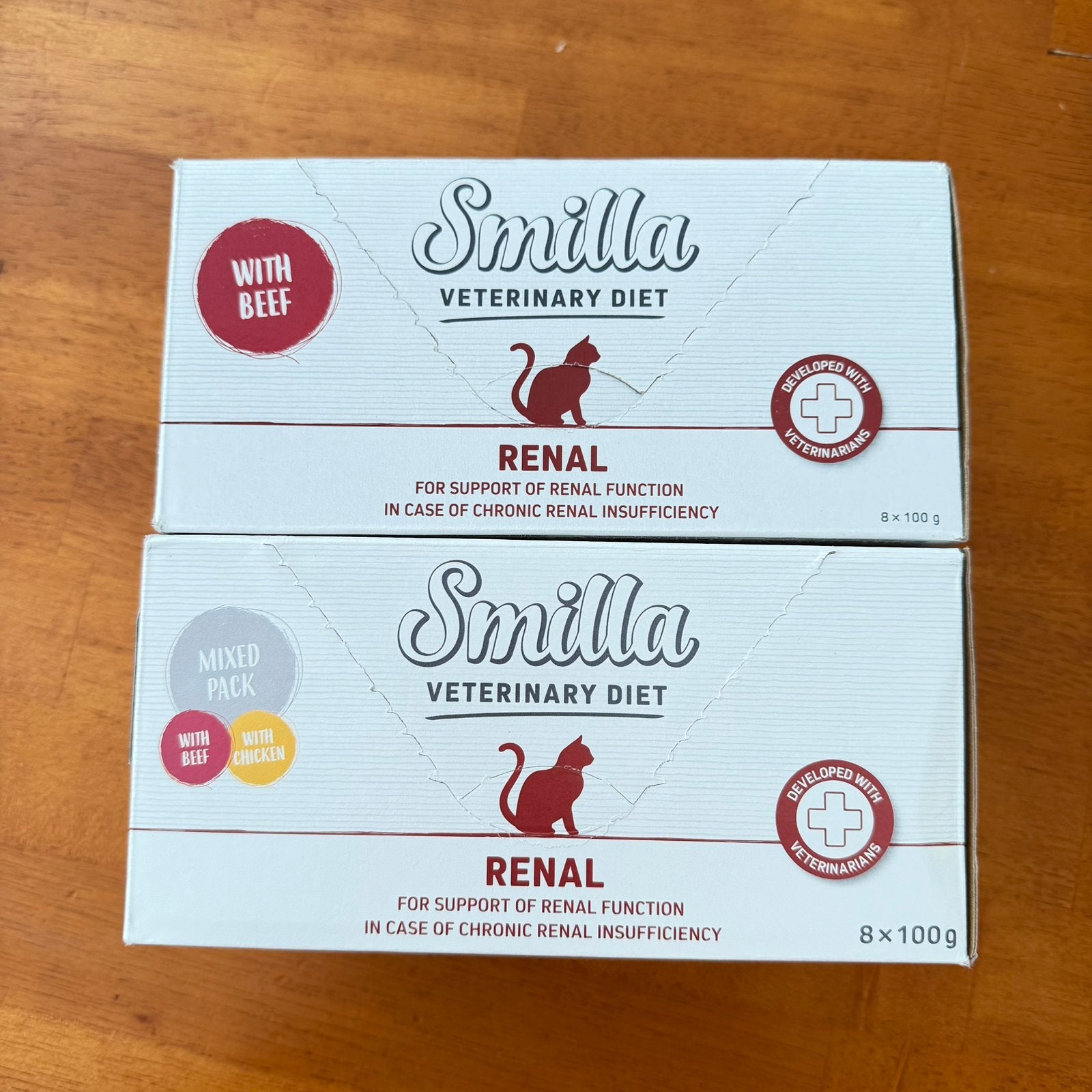 16 x 100 gr Smilla veterinary diet dieetvoer renal nierdieet, Dieren en Toebehoren, Ophalen, Kat
