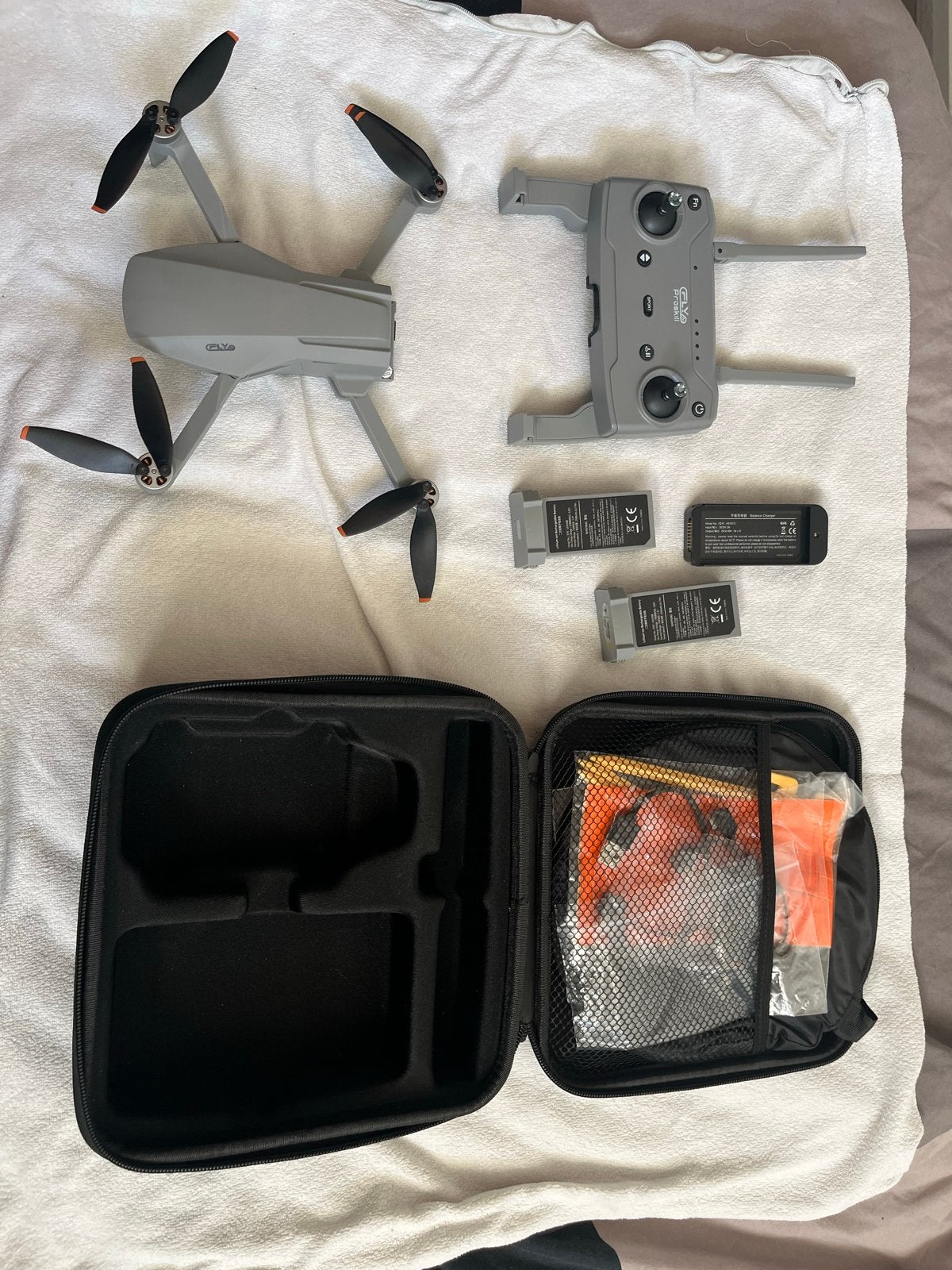 Stellar X Pro 4K Drone met 2 accu's en accessoires, 250 tot 900 gram, 30 tot 45 minuten, Cameradrone, Ophalen of Verzenden