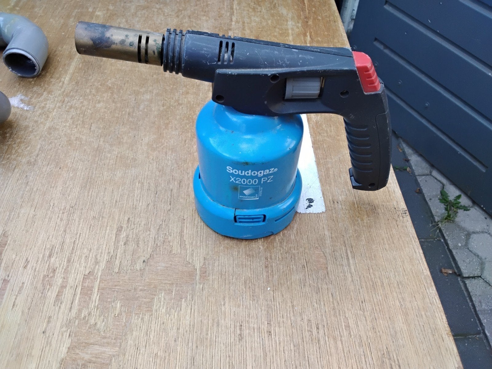 Soudogaz X2000 PZ brander met gasfles, Ophalen of Verzenden, Gebruikt, Overige typen, Overige merken