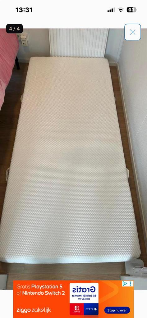 Ikea matras Abygda 90x200, Huis en Inrichting, Slaapkamer | Matrassen en Bedbodems, Ophalen, 90 cm, Eenpersoons, Nieuw