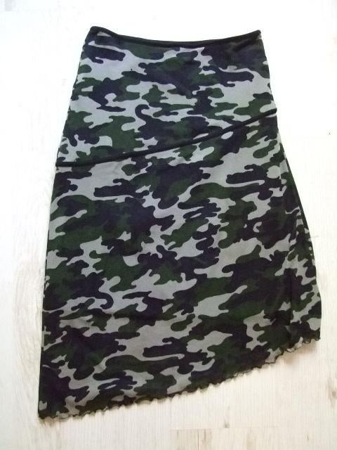 zgan gevoerde rok mt S ( camouflage print), Ophalen of Verzenden, Zo goed als nieuw, Knielengte, Maat 36 (S)