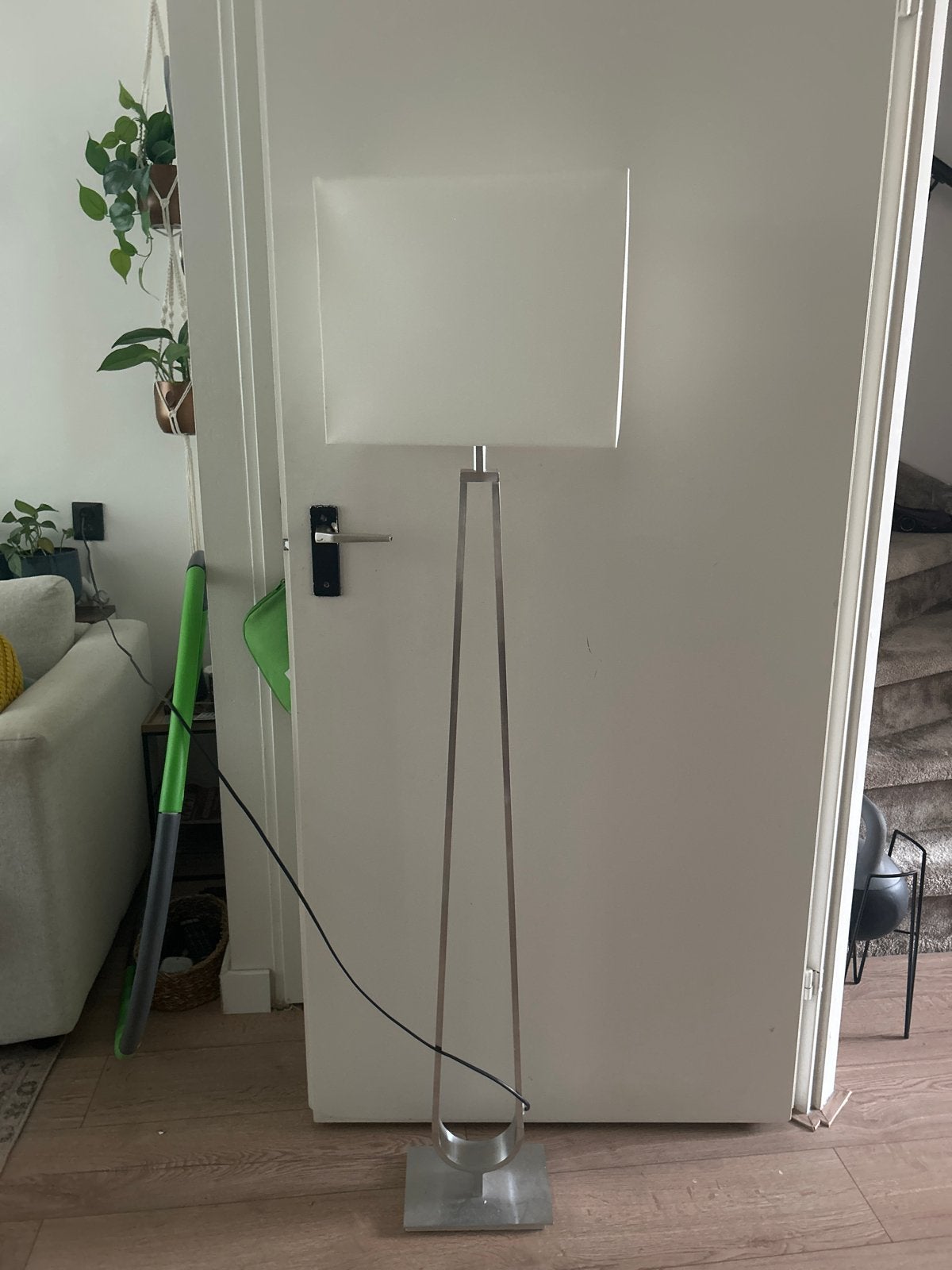 IKEA Vloerlamp met draaiknop - Vandaag ophalen €50!, Ophalen, Gebruikt, Metaal