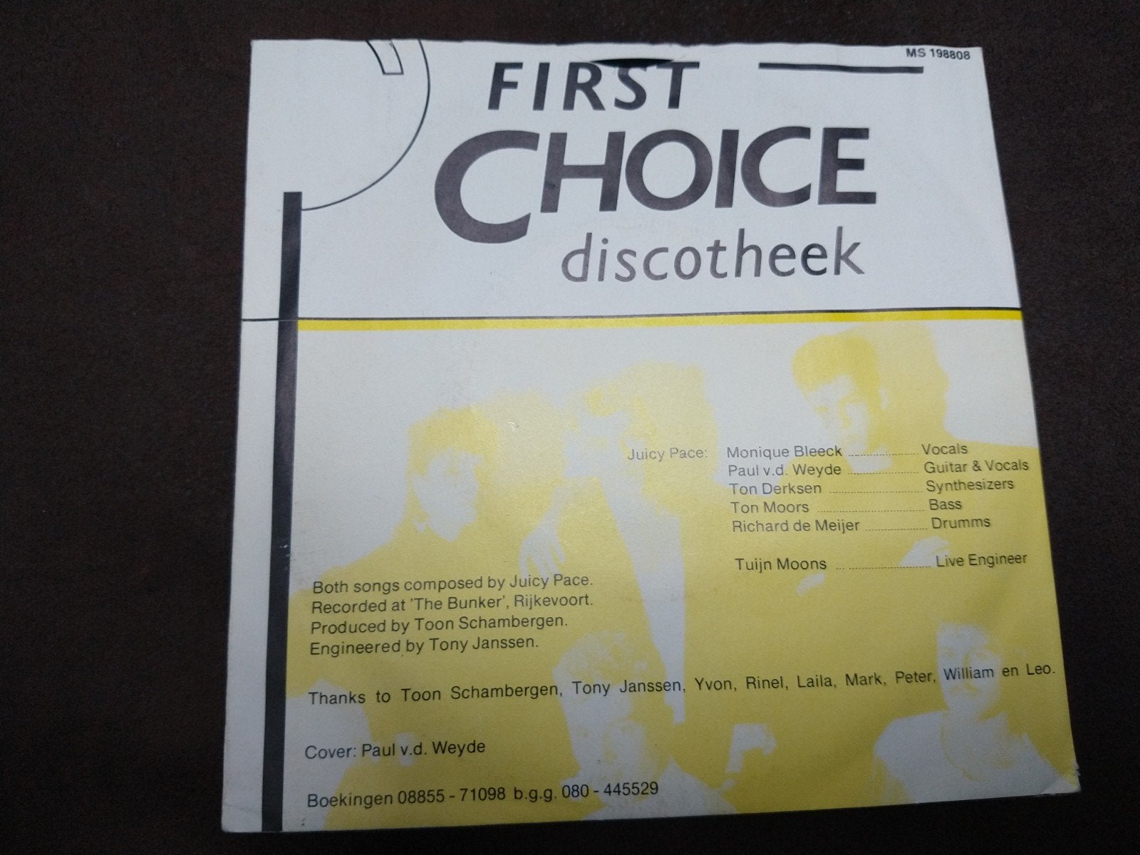 single van discotheek first choice in beugen, Ophalen of Verzenden