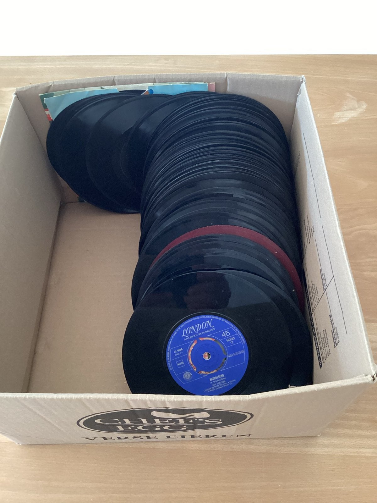 Partij van c.a. 60 vintage 7 inch singles (diverse genres), Ophalen, Gebruikt, 7 inch, Pop