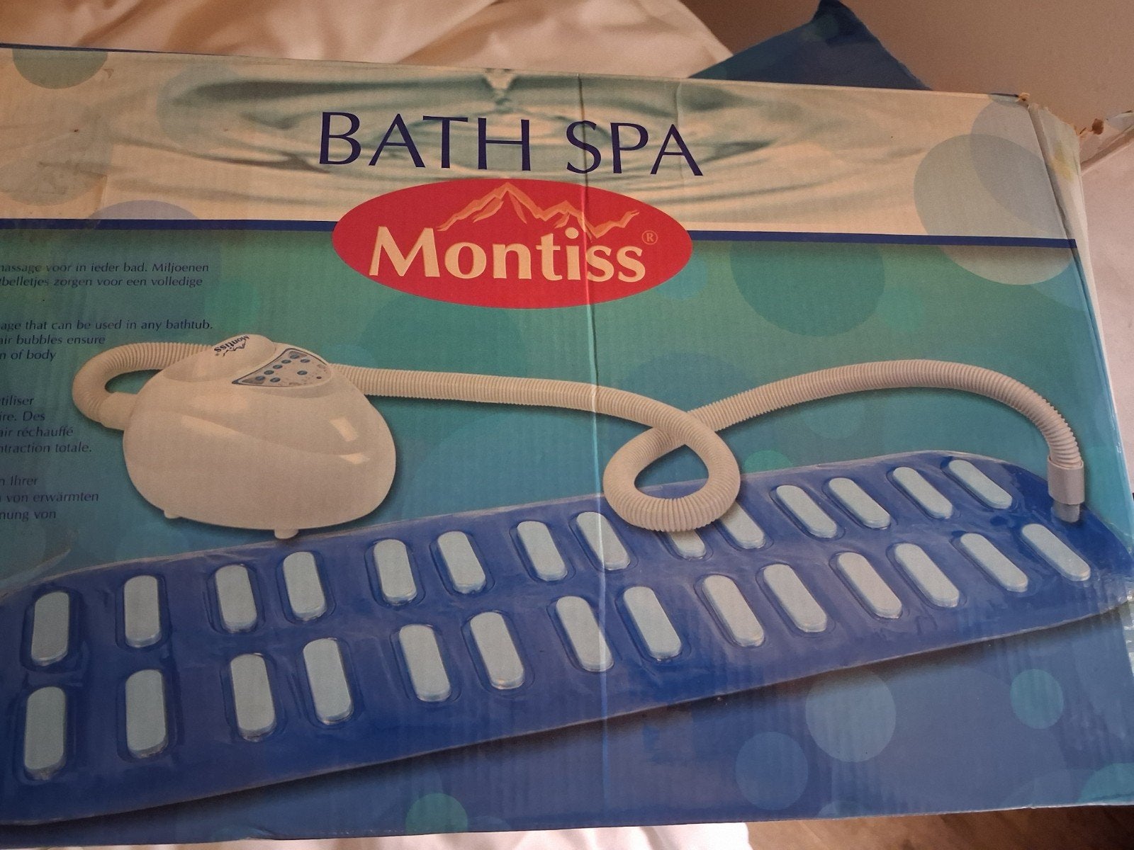 Montiss Bath Spa Bubbelbadmat met Afstandsbediening, Witgoed en Apparatuur, Persoonlijke-verzorgingsapparatuur, Gebruikt, Overige typen