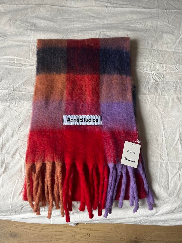 Acne Studios Geruite Sjaal - Nieuw met label, Ophalen of Verzenden, Nieuw, Maat 38/40 (M), Sjaal