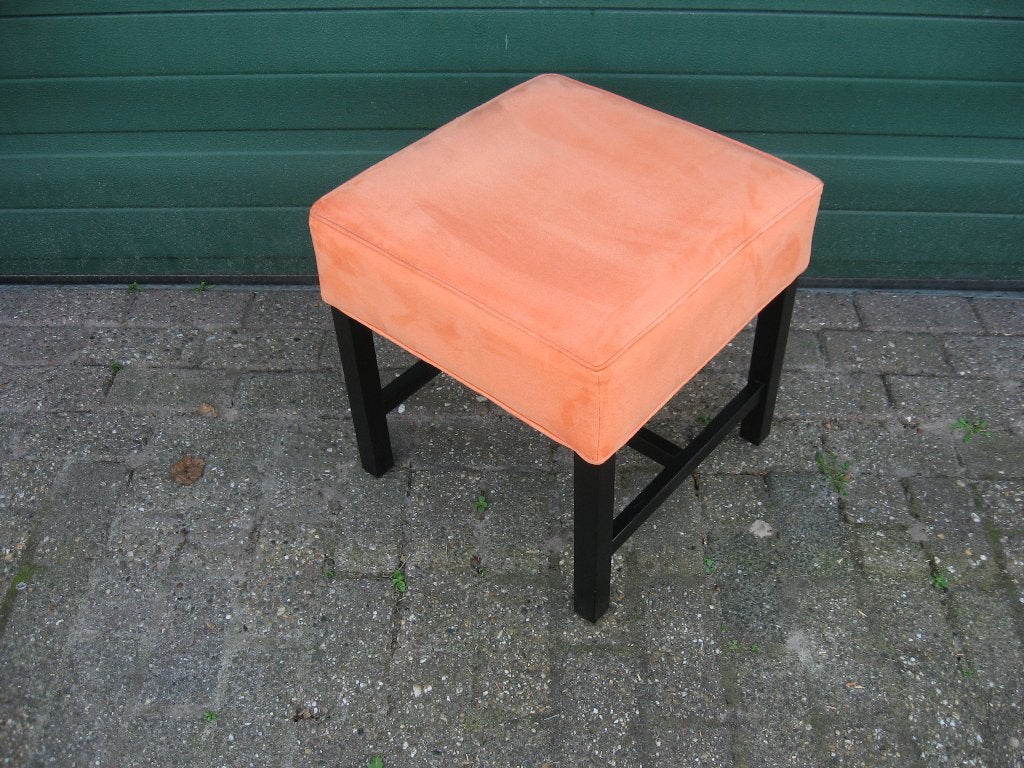 HOCKER VIERKANT ALS NIEUW, Ophalen, Vierkant, 75 tot 100 cm, Zo goed als nieuw