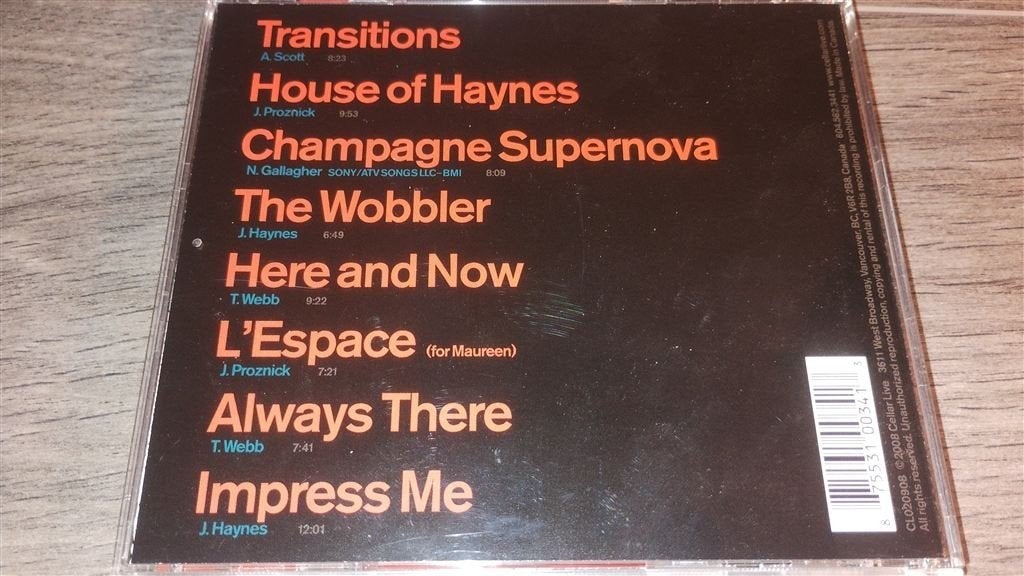Joel Haynes Trio + Seamus Blake ‎- Transitions, Ophalen of Verzenden, Zo goed als nieuw, Jazz