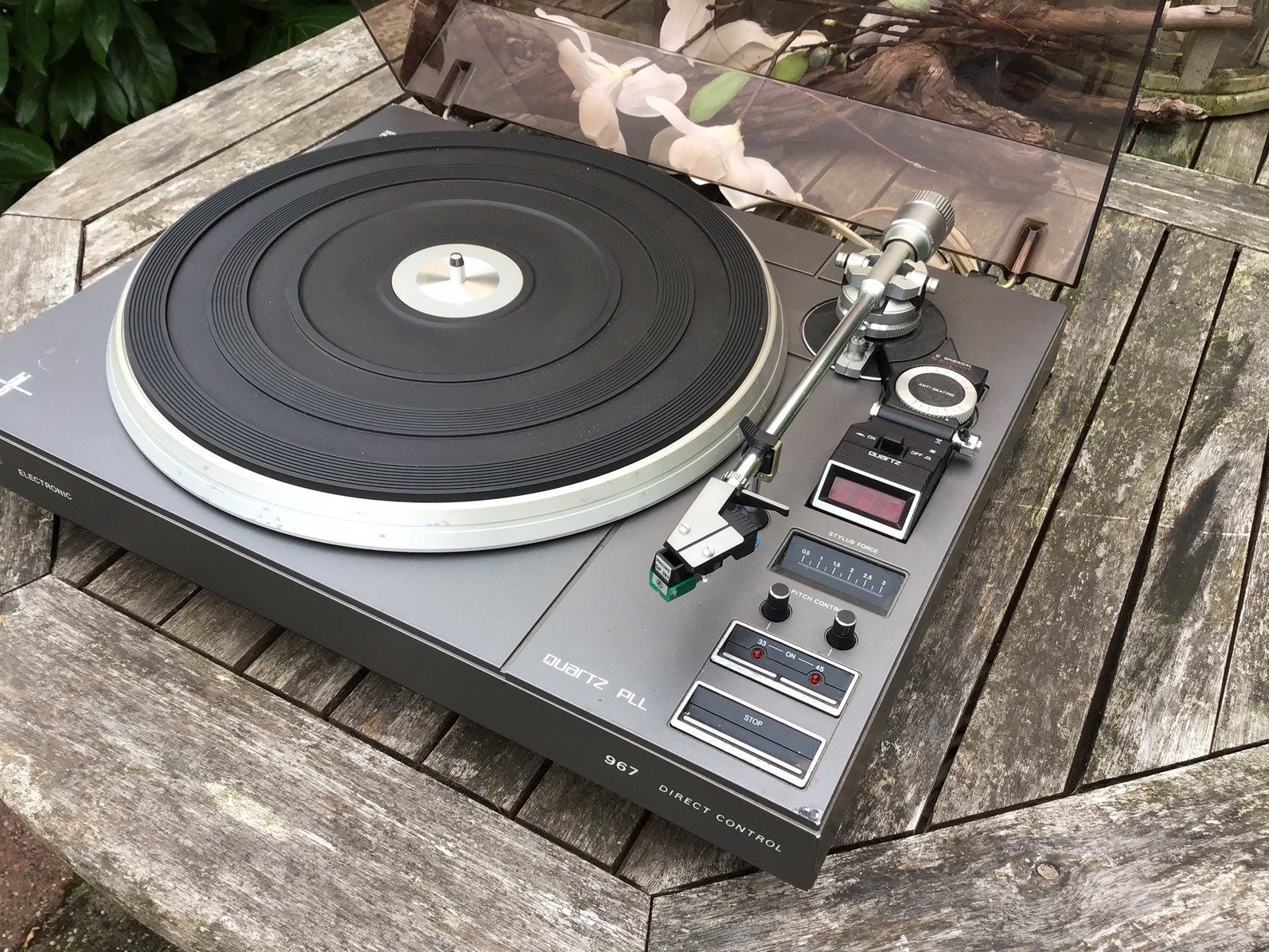 PHILIPS 967 AF967 MET 397 ELEMENT PLUS NAALD, READY TO GO., Ophalen of Verzenden, Gebruikt, Platenspeler, Philips