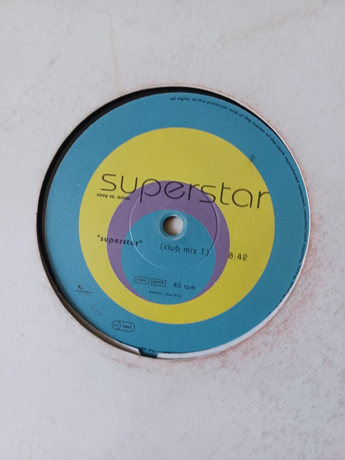 Superstar Novy vs Eniac vinyl, Ophalen of Verzenden, Zo goed als nieuw