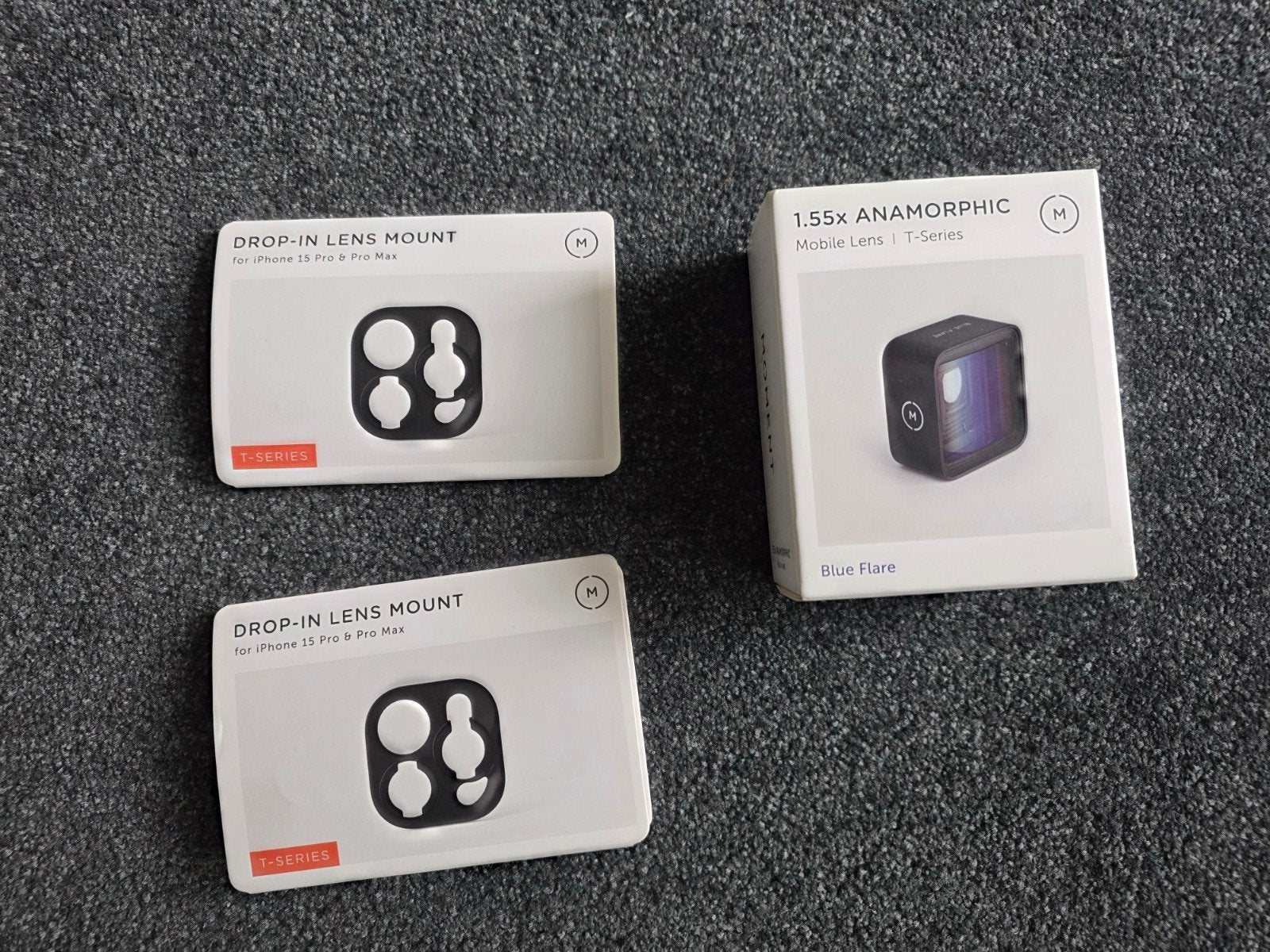 Moment 1.55x Anamorphic Lens T-Series Blue Flare iPhone 15, Audio, Tv en Foto, Fotografie | Lenzen en Objectieven, Zo goed als nieuw