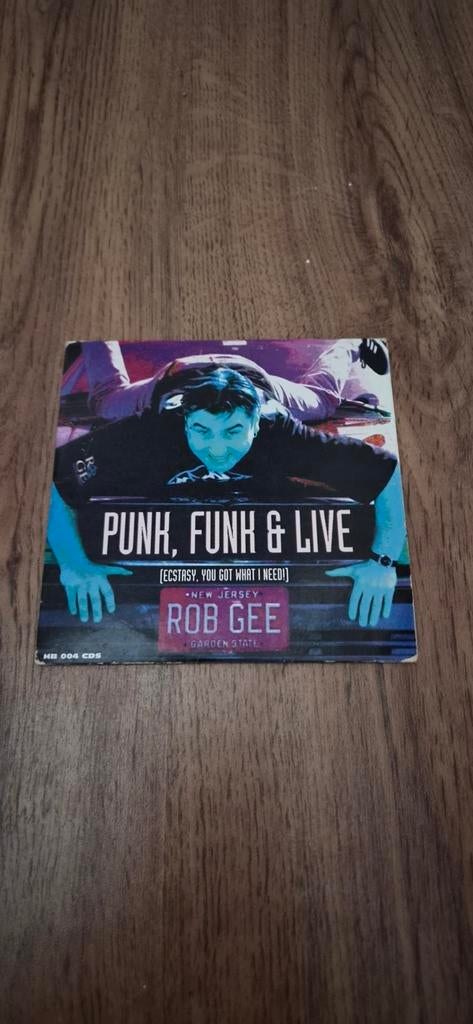Rob Gee - Punk, Funk & Live (CD Single CD ), Cd's en Dvd's, Cd Singles, Dance, 1 single, Ophalen of Verzenden