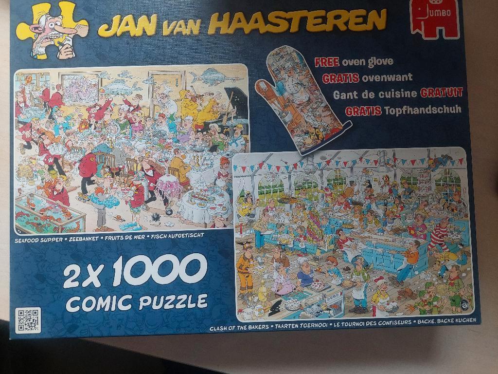 Haasteren 2x 1000 Zeebanket / Taarten toernooi, Ophalen of Verzenden, Postfris