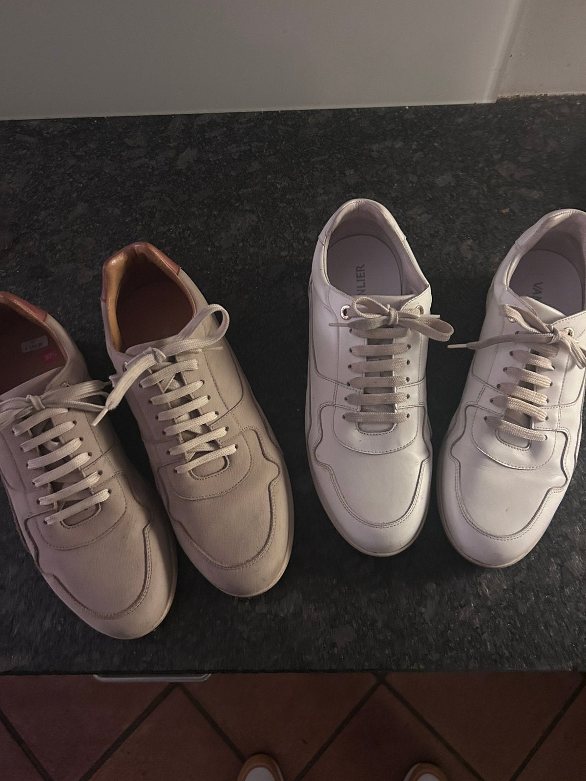 Van Lier sneaker 2 paar maat 42, Ophalen of Verzenden, Zo goed als nieuw, Wit
