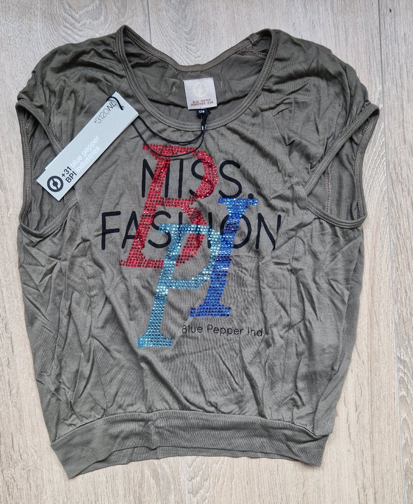 *NIEUW* Blue Pepper top, Meisje, Nieuw, Ophalen of Verzenden, Shirt of Longsleeve