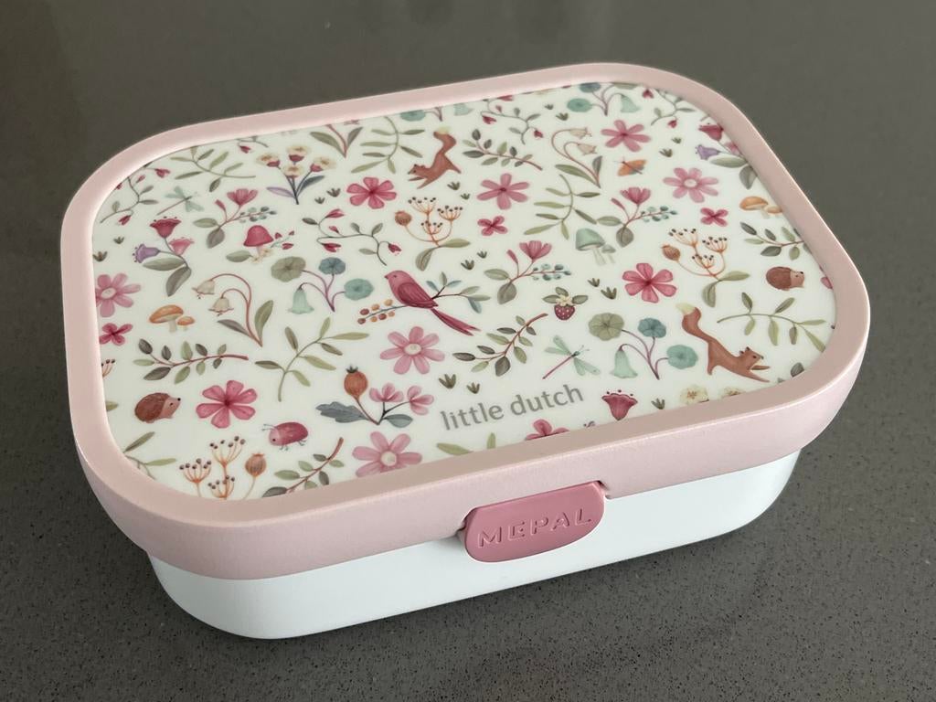Mepal Broodtrommel Little Dutch Flowers & Butterflies, Ophalen of Verzenden, Zo goed als nieuw