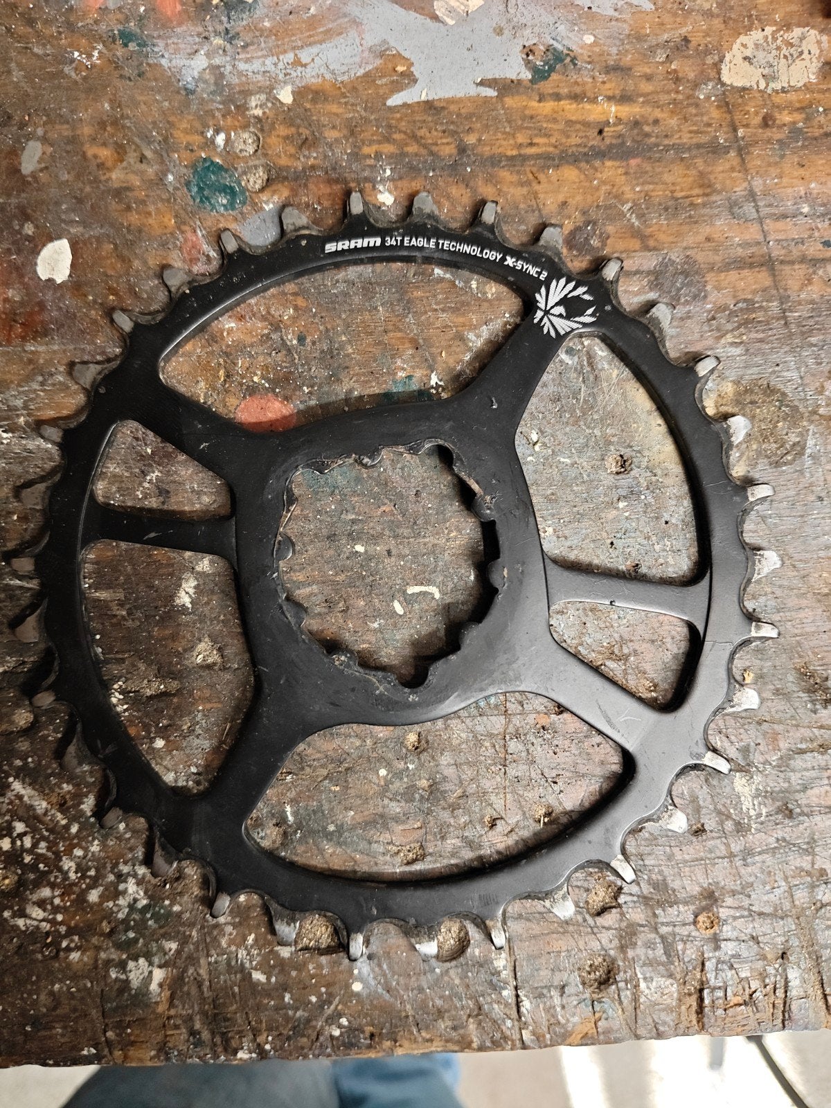 SRAM 34T Eagle Technology X-SYNC 2 Kettingblad, Fietsen en Brommers, Gebruikt, Ophalen of Verzenden, SRAM, Derailleur of Ketting