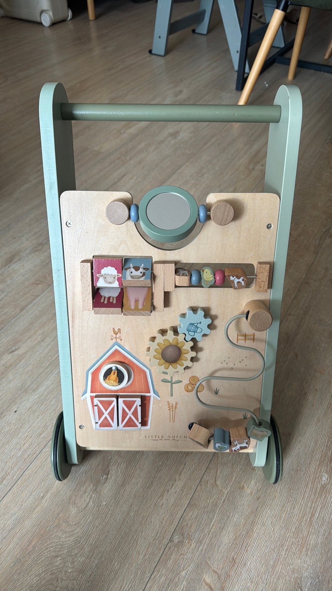 Little dutch loopwagen, Kinderen en Baby's, Speelgoed | Houten speelgoed, Ophalen of Verzenden, Zo goed als nieuw, Duw- of Trekspeelgoed