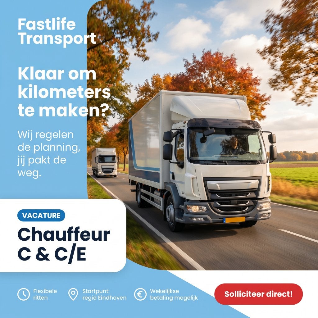 Chauffeurs gezocht C-CE (Laatste 2 plekken), Variabele uren, Overige niveaus, Vanaf 1 jaar, Overige vormen