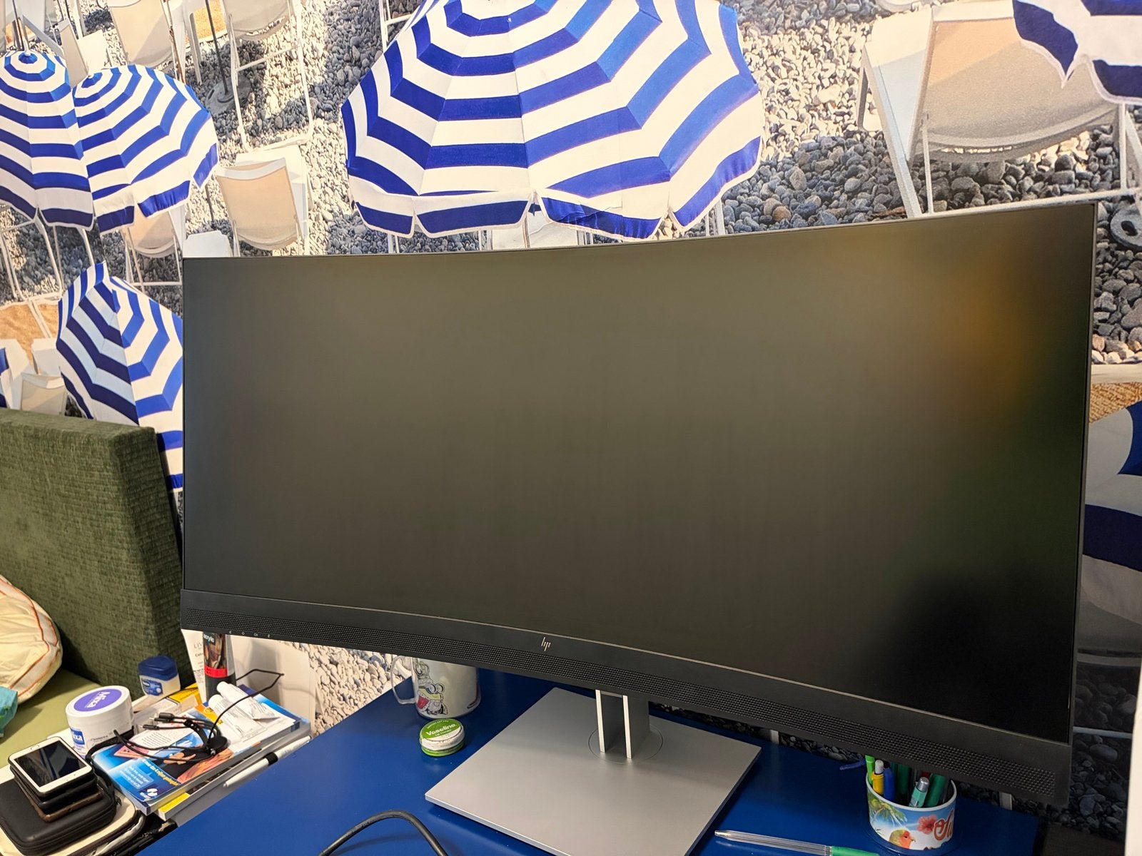 HP E34m G4 34" Curved Ultrawide Monitor | WQHD 3440x1440, Computers en Software, Monitoren, Ophalen, 3 tot 5 ms, VA, Zo goed als nieuw