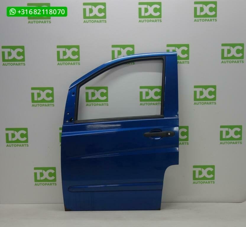 Mercedes Vito W639 Voorportier links met ruit blauw, Auto-onderdelen, Gebruikt, Deur, Mercedes-Benz, Voor