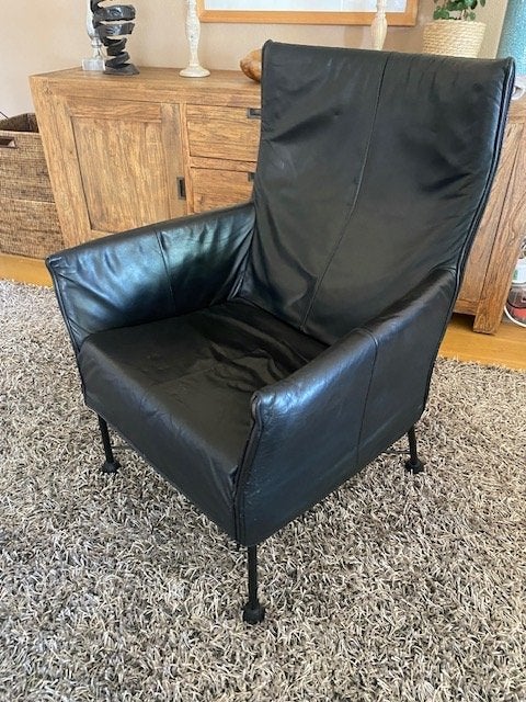 Montis Charly fauteuil Gerard van den Berg, Ophalen, Gebruikt, 50 tot 75 cm, Leer