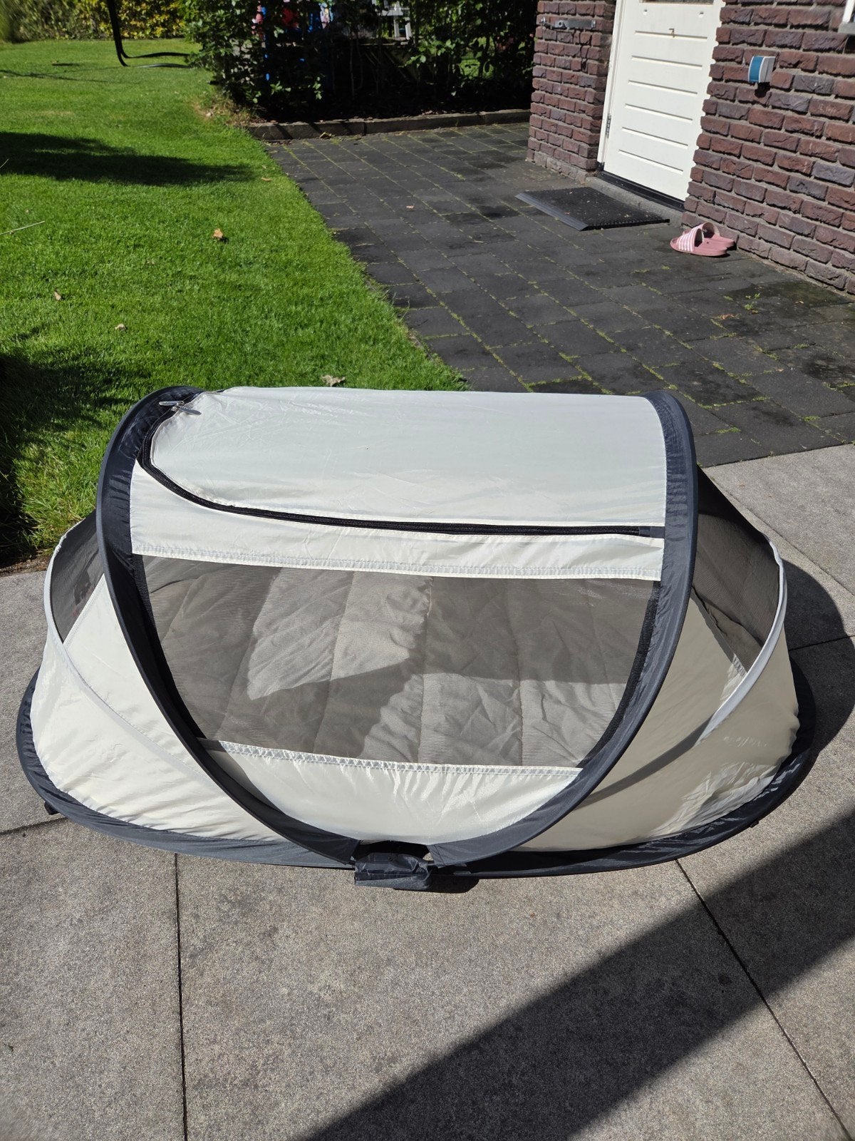 Deryan BabyBox baby tentje Campingbedje - Ivory, Ophalen of Verzenden, Zo goed als nieuw