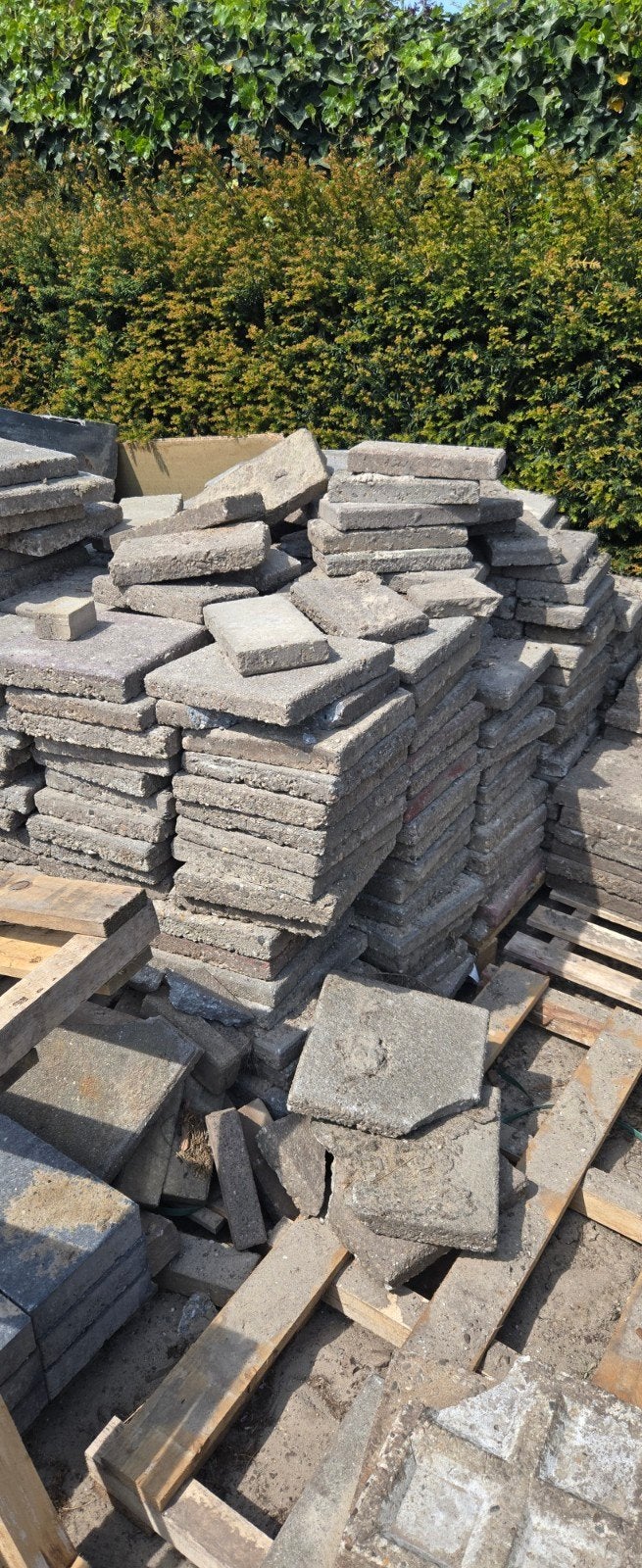 Gebruikte terrastegels en klinkers, Ophalen, Gebruikt, Klinkers, 10 m² of meer