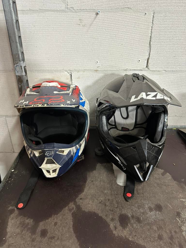 Crosshelm, Fietsen en Brommers, Brommerhelmen, Ophalen, Zo goed als nieuw, Extra large of groter