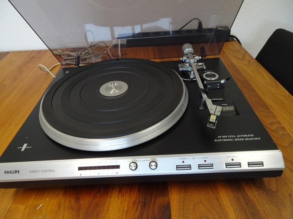 Philips AF829 MKI platenspeler - gereviseerd, Audio, Tv en Foto, Platenspelers, Philips, Automatisch, Ophalen of Verzenden, Zo goed als nieuw