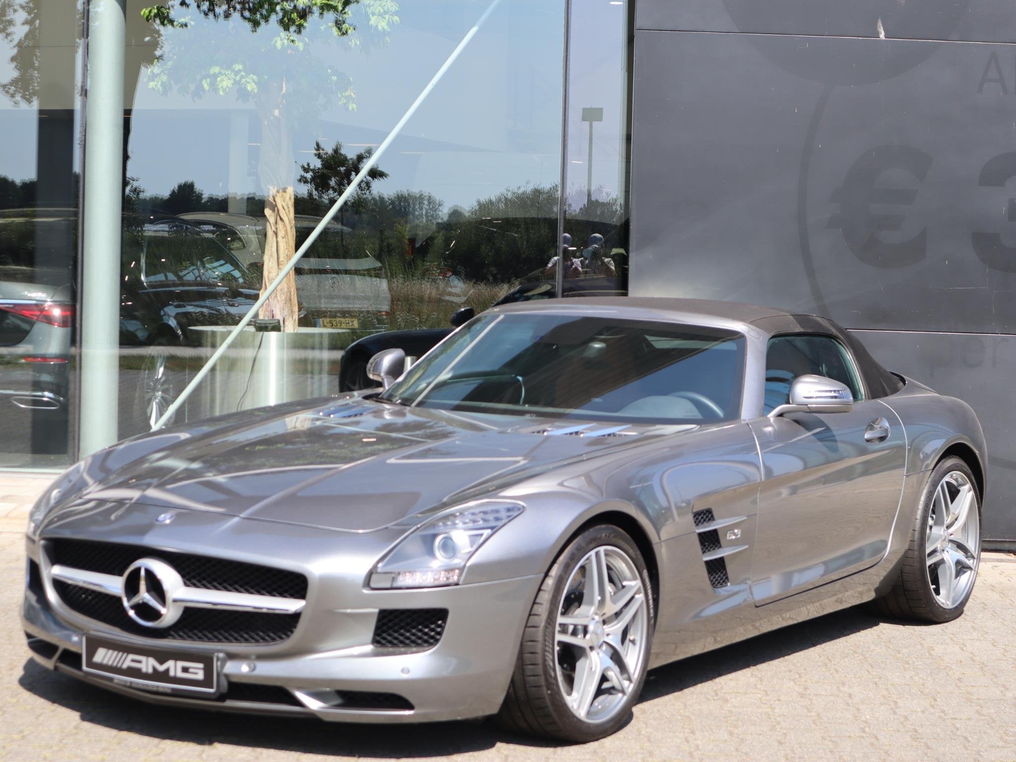 Mercedes-Benz SLS Roadster 6.3 AMG, Auto's, Gebruikt, Automatische klimaatregeling, Origineel Nederlands, Bedrijf