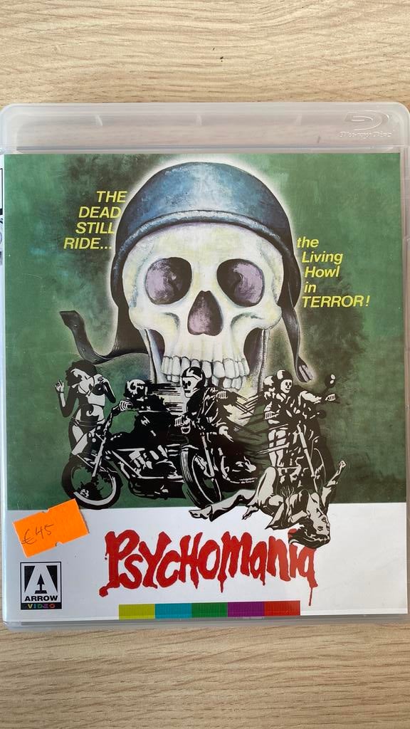 Psychomania blu ray arrow, Ophalen of Verzenden, Zo goed als nieuw, Horror