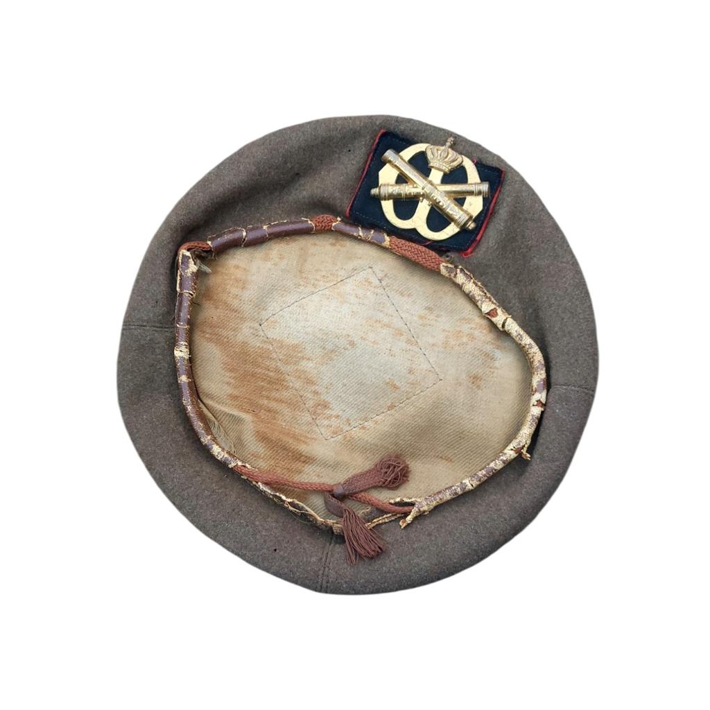 Oude Baret Veldartillerie (3 Delig), Verzamelen, Ophalen of Verzenden, Landmacht, Nederland, Helm of Baret