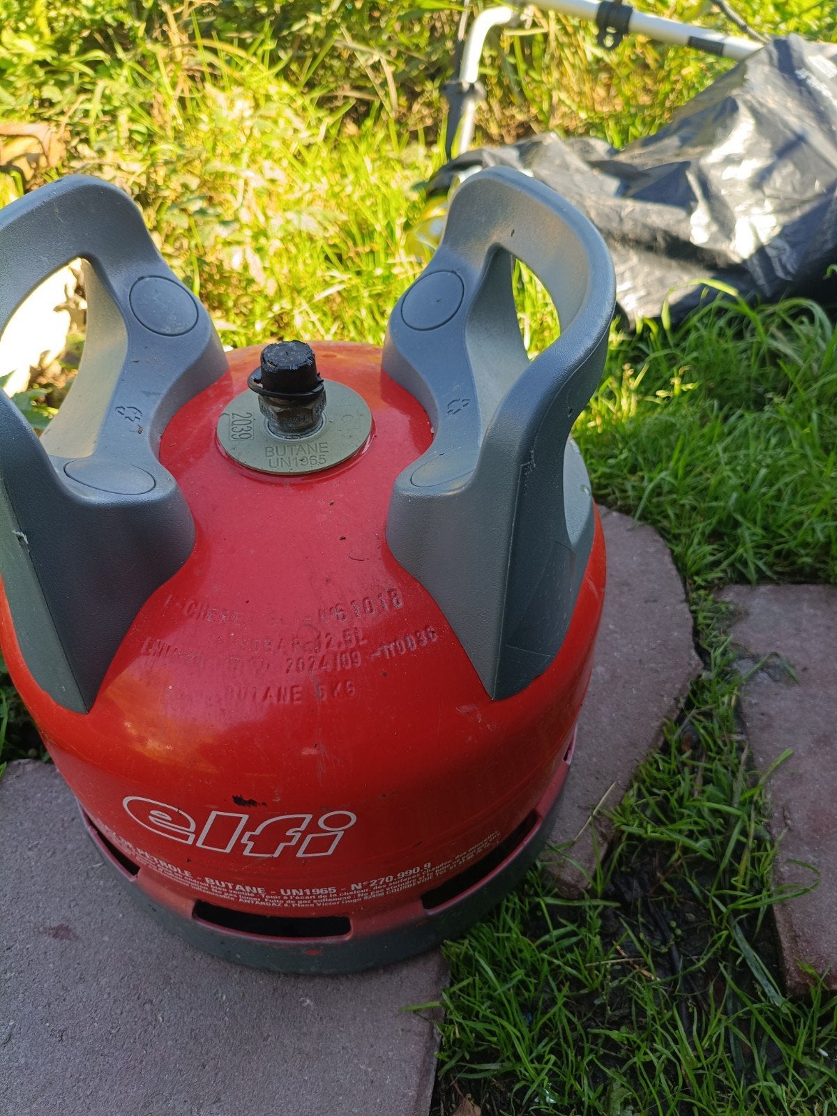gasfles 5kg antargaz, Ophalen